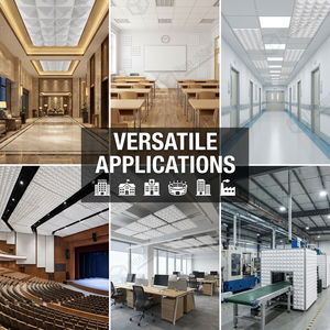 Акустическая пена Melacoustic из меламина — 99% пористость, огнестойкая, для шумоподавления в холлах отелей - Product Image 4