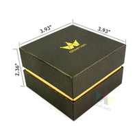 Boîtes cadeaux en papier rigide avec logo personnalisé, matériaux recyclés, doublure en éponge, emballage de luxe pour montre G-shock, laminage mat, gaufrage