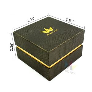 Boîtes cadeaux en papier rigide avec logo personnalisé, matériaux recyclés, doublure en éponge, emballage de luxe pour montre G-shock, ruban laminé - Product Image 3