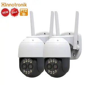 Innotronik 4MP כפול עדשת IP WiFi אבטחת CCTV צבע ראיית לילה 8X זום אוטומטי מעקב IP66 חיצוני מעקבים מצלמה