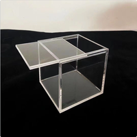 Petite boîte en acrylique, boîte d'emballage en acrylique, boîte en acrylique transparente, boîte en acrylique pour cosmétiques, boîte de présentation de bonbons en acrylique, boîtes en acrylique pour cadeaux