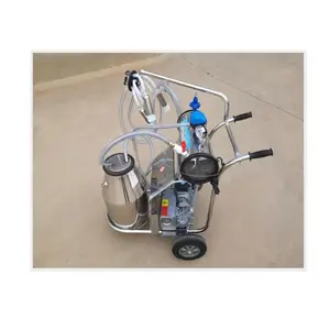 New Stainless Steel Milker Electric Piston Milking Machine For Cows Bucket Farm