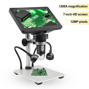 DM9 1-1200X <strong>Digital</strong> <strong>Microscope</strong> for Soldering Electronic <strong>Microscope</strong> Camera Amplification Magnifier With Leds and <strong>Bracket</strong> Tool - Product Image 2
