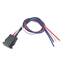 Connecteur USB Type-C femelle 4 broches pour châssis, pour câble d'extension USB-C étanche 4P à souder pour DIY