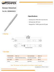 Amortisseur de chocs pour suivi <span class=keywords><strong>solaire</strong></span> photovoltaïque GF, connecteur à rotule inclinée anti-corrosion amélioré pour l'installation de panneaux solaires <span class=keywords><strong>sur</strong></span> <span class=keywords><strong>toiture</strong></span> - Product Image 6