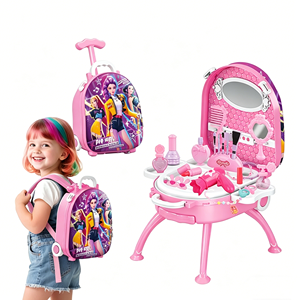 Ensemble <span class=keywords><strong>de</strong></span> jeu 4-en-1 <span class=keywords><strong>pour</strong></span> enfants : Coiffeuse <span class=keywords><strong>de</strong></span> maquillage avec miroir, chariot et kit <span class=keywords><strong>de</strong></span> beauté <span class=keywords><strong>pour</strong></span> ongles, <span class=keywords><strong>pour</strong></span> <span class=keywords><strong>filles</strong></span>, jeu <span class=keywords><strong>de</strong></span> <span class=keywords><strong>salon</strong></span> <span class=keywords><strong>de</strong></span> mode - Product Image 1