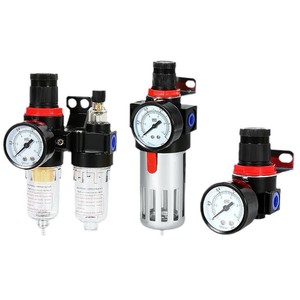 ชุดเตรียมลม Airtac พร้อมเกจวัดแรงดันและตัวแยกน้ำมัน-น้ำ สำหรับระบบลม - Product Image 1