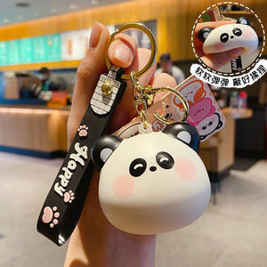 Lilangda colgante de descompresión de rebote lento llavero de Panda descompresión bolsa de resorte suave colgante regalo al por mayor llavero de Panda - Product Image 6