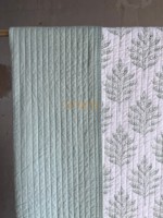 Ensemble de literie de luxe personnalisé en gros, 3 pièces, matelassé, léger, en polyester écologique, avec motif imprimé moderne