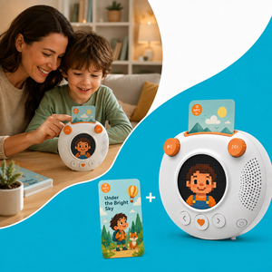Set Regalo NFC <span class=keywords><strong>Story</strong></span> Box per Bambini 3-5 Anni, Lettore Audio Senza Schermo, 30 Carte, 50 Storie, Batteria Ricaricabile, Giocattolo Musicale OEM/ODM - Product Image 6
