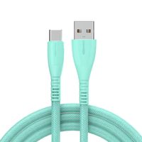 Kabel USB Type-C untuk Pengisi Daya iPhone 3A Pengisian Cepat Kabel Data USB-C untuk Samsung Huawei Xiaomi Android