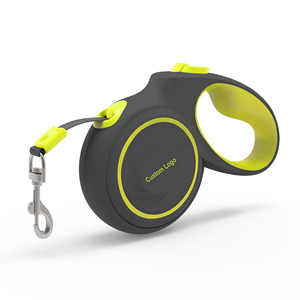 Individuelles Logo 16 Fuß Lange Robuste Nylon Reflektierende Nylonband Einziehbare Hundeleine für Kleine Mittlere Große Hunde - Product Image 1