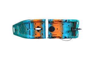 Nouveau modèle 2026 : <span class=keywords><strong>Kayak</strong></span> de pêche modulaire monoplace 2,8 m, conçu spécialement, avec pédales détachables et pliables - Product Image 3
