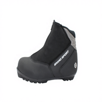 Chaussures de neige classiques en cuir de haute qualité, imperméables, souples, pour sports sur glace, patinage, ski, bottes de ski