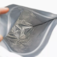 Sachets refermables personnalisés en BOPP/AL/PE laminé imprimé par gravure, transparents, résistants à l'humidité, avec fermeture éclair, réutilisables, pour aligneurs et farine