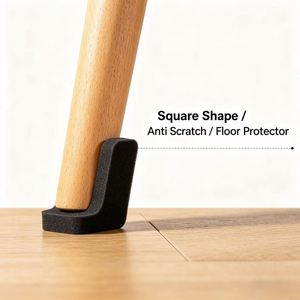 Universal Square EVA Foam Anti Scratch <b>Pad</b>, Friction Resistant Buffer Mat for Office <b>Chair</b> Leg and Floor Full protection - Product Image 4