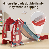 Ensemble de jeux multifonctionnel pour l'intérieur, toboggan, balançoire, maison de jeu, matériau HDPE, équipement de terrain de jeu pour bébé, utilisation en jardin, pour enfants, matériau PE