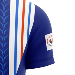 Logo personalizzato retrò <span class=keywords><strong>maglia</strong></span> da calcio Polo t-shirt da uomo retrò <span class=keywords><strong>maglia</strong></span> da calcio con colletto <span class=keywords><strong>Jacquard</strong></span> in <span class=keywords><strong>maglia</strong></span> - Product Image 4