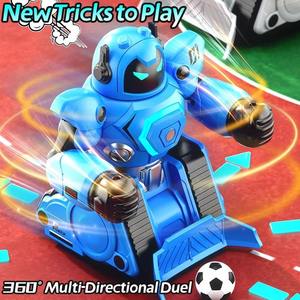 Robot interactif miniature R30 pour deux joueurs, télécommandé, fonction de combat de football, fonction de boxe, jouet DIY, chargeur inclus, expert - Product Image 4