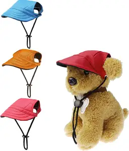 C & C Hond Honkbal Verstelbare Outdoor Sport Hond Hoed Vizier Sunbonnet Outfit Voor Puppy Kat