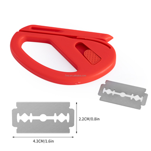 7mo Safety Plastic Utility Craft Slitting Vinyl Cutter Knife for Car Vinyl Film Multi Functional Knife Masking Film Knife PPF Tools