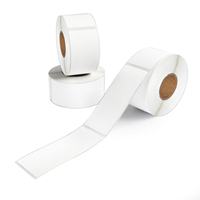 Papier thermique pour transfert thermique 80 g/m², 50 mm x 130 mm, étiquette vierge, étiquette de bordereau, papier semi-brillant, autocollant pour emballage