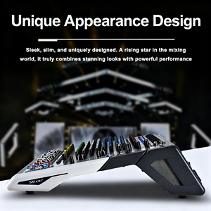 Console de mixage audio analogique professionnelle 22 canaux, 4 sorties de groupe, Bluetooth, MP3, USB, 24 effets DSP pour scène et <span class=keywords><strong>studio</strong></span> - Product Image 3