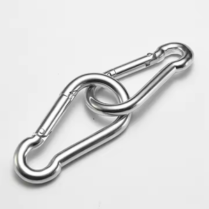 คาราไบเนอร์เหล็กกล้าไร้สนิม M8 Heavy Duty 304 316 Din 5299 พร้อมสปริงและคลิปล็อค - Product Image 1