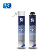 Mousse adhésive en spray PU, durcissement rapide, liaison forte, polyuréthane, panneaux d'isolation EPS XPS, construction de fenêtres et de portes, emballage