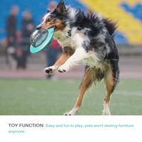 Jouet interactif pour chien Dog Planet, balle distributrice de friandises en plastique, forme OVNI, jouet à mâcher pour chien, puzzle interactif