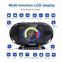 Escáner Digital OBD2 para Automóvil KONNWEI KW206, Pantalla Head-Up, Analizador de Motor Eléctrico ELM327