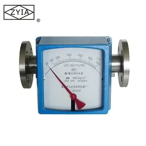 Abrazadera de área variable en medidor de flujo de agua de salida de 4-20ma, medidor de flujo de nitrógeno líquido, medidor de flujo con impresora