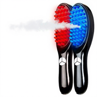 Appareil de soin du cuir chevelu et des cheveux applicateur d'huile capillaire brosse de massage chauffante pour cuir chevelu pour des cheveux plus lisses, plus épais et plus sains