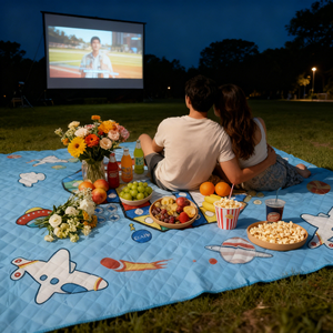 Nouvel équipement de pique-nique 2025 peu encombrant lorsqu'il est plié à plat pour le rangement, un accessoire de camping intelligent pour les petits coffres de voiture - Product Image 4