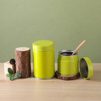 Boîte en fer blanc personnalisée pour matcha 220 ml 400 ml, avec étiquettes et emballage personnalisé disponible
