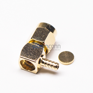 ขั้วต่อ RF ปลั๊กตัวผู้แบบตรง SMA ชุบทองแบบจีบไปยังสายเสาอากาศ1.13 - Product Image 5