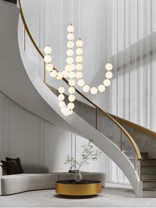 <span class=keywords><strong>Lampadario</strong></span> pendente <span class=keywords><strong>con</strong></span> sfere di vetro lampada di Design nordico <span class=keywords><strong>con</strong></span> <span class=keywords><strong>lampadario</strong></span> a sfera di perle - Product Image 2