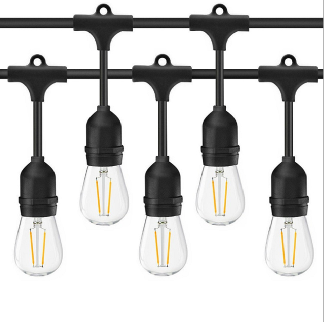 Factory Price Wedding Led Lights with E26 Water Resistant Lamp Socket Bulb IP65 Festoon Party Lights