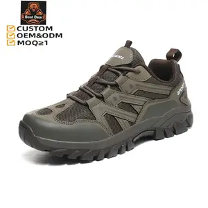 Sapatos unissex para caminhada, calçados esportivos resistentes ao desgaste para homens, tênis de treino e escalada com cadarço, novidade para homens