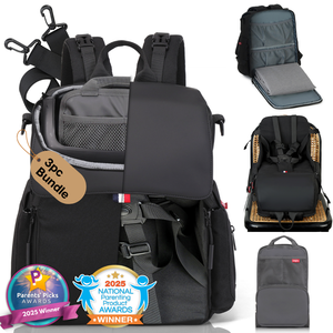 Mochila de Regalo de Bienvenida para Nuevos Padres de Empleados |   Organizador de Viaje Premium para Bebés |   GillyGro Pro - Product Image 1
