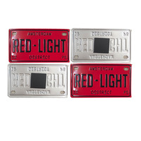 Vente en gros d'aimants métalliques pour plaques d'immatriculation, écologiques, de forme et de taille personnalisées, 3 mm ou 5 mm, imprimés par sublimation/sérigraphie