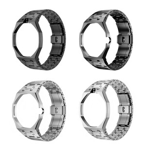 Luxury Stainless Steel <b>Watch</b> Band with <b>Case</b> for Royal Pop Strap Mod Kit - Product Image 1