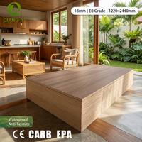Contreplaqué mélaminé 18 mm, imperméable, certifié CARB EPA CE ISO, panneau 11 couches pour armoires, hôtels, écoles, meubles, prix d'usine