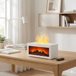 White remote control smart <b>aroma</b> <b>diffuser</b> with timer function OEM/ODM available - Product Image 1