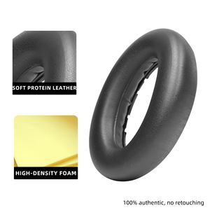 Cuscinetti di Ricambio per Cuffie Wireless Sennheiser Accentum/Accentum Plus, Imbottiture per Orecchie in Morbida Pelle Proteica - Product Image 3