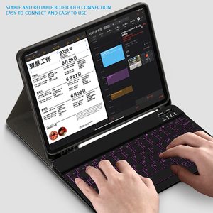 Trong Kho Xách Tay Máy Tính Bảng Azerty Clavier Siêu Mỏng Bàn Phím Backlit Teclado Bluetooth Bàn Phím Không Dây Cho Máy Tính Xách Tay Điện Thoại Máy Tính Bảng - Product Image 3