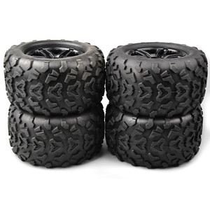 <span class=keywords><strong>AX</strong></span> 110mm Beadlock Pneus en caoutchouc <span class=keywords><strong>Jante</strong></span> pour 1/10 RC Car Short Course Truck - Product Image 6