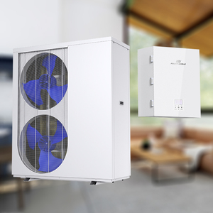 Pompe à chaleur monobloc compacte blanche certifiée CE Keymark, réfrigérant R32, chauffage et refroidissement stables à -25°C pour maison mitoyenne - Product Image 4
