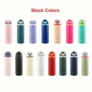 Botella de Agua Deportiva Ecológica Personalizada de Acero Inoxidable de 24 oz, Aislada al Vacío, Libre de BPA, con Pajita y Tapa con Asa, en Oferta - Product Image 6