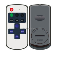 Control Remoto JCXK de 21 Teclas, Impermeable, con Código de Aprendizaje Infrarrojo, para TV, Decodificador, Luz LED, Calentador, Reproductor, Alcance de 20m, Batería AAA